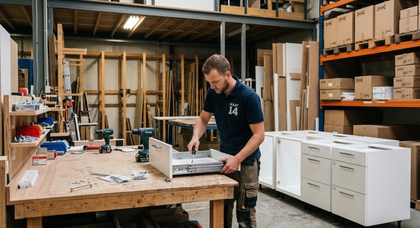 ikea keuken in elkaar zetten, zelf doen of laten doen door Maat14