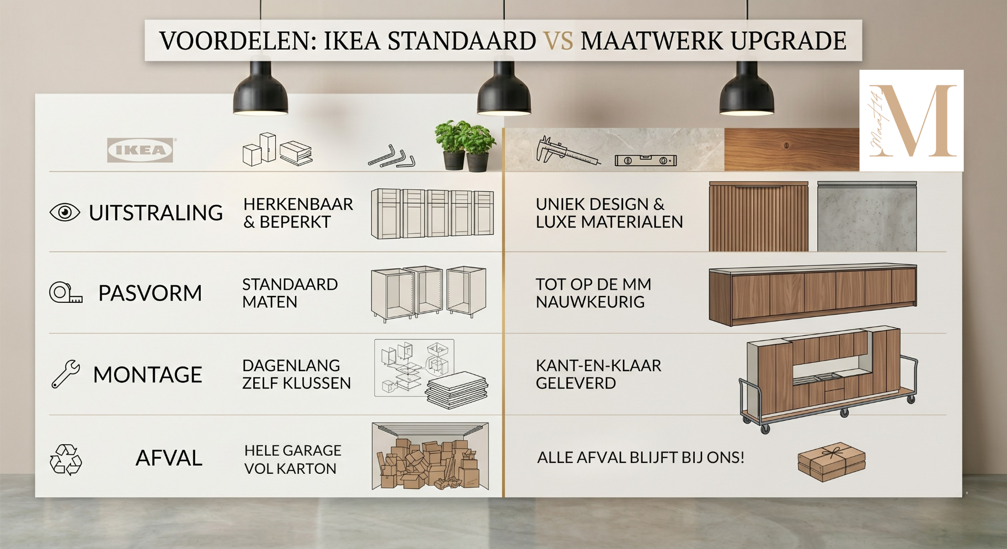 ikea keuken op maat, voordelen van maatwerk